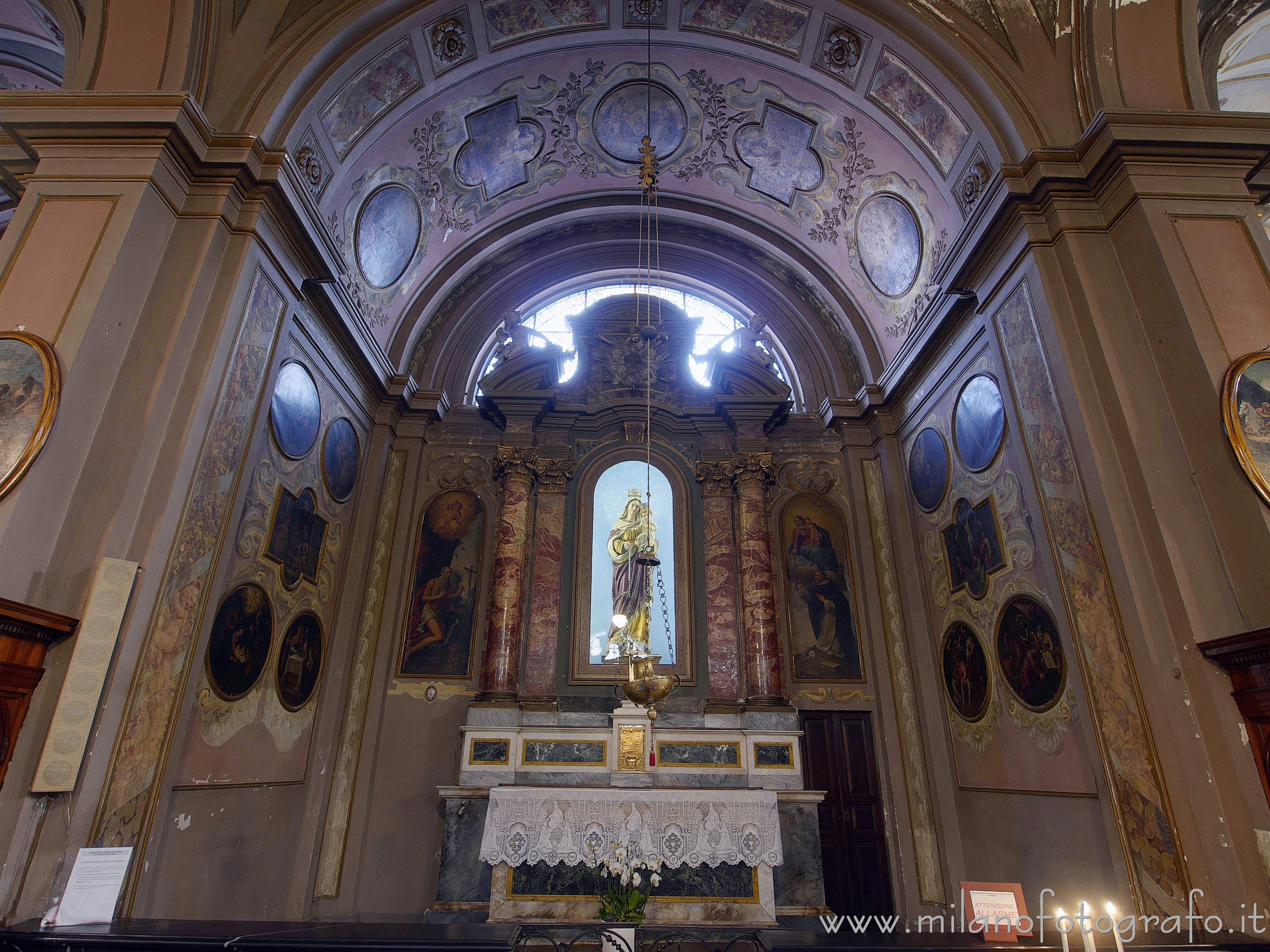 Caravaggio (Bergamo, Italy) - Chapel of the Blessed Virgin of the Rosary in the the Church of the Saints Fermo and Rustico